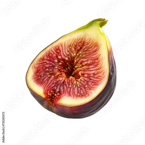 Fig fruit on transparent background
