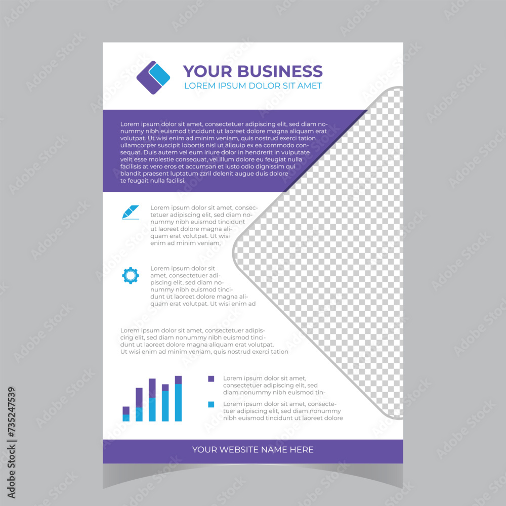 Creative corporate business flyer template,Corporate Business flyer template, Flyer Template Geometric shape used for business poster layout,business flyer template with minimalist layout,Graphic desi