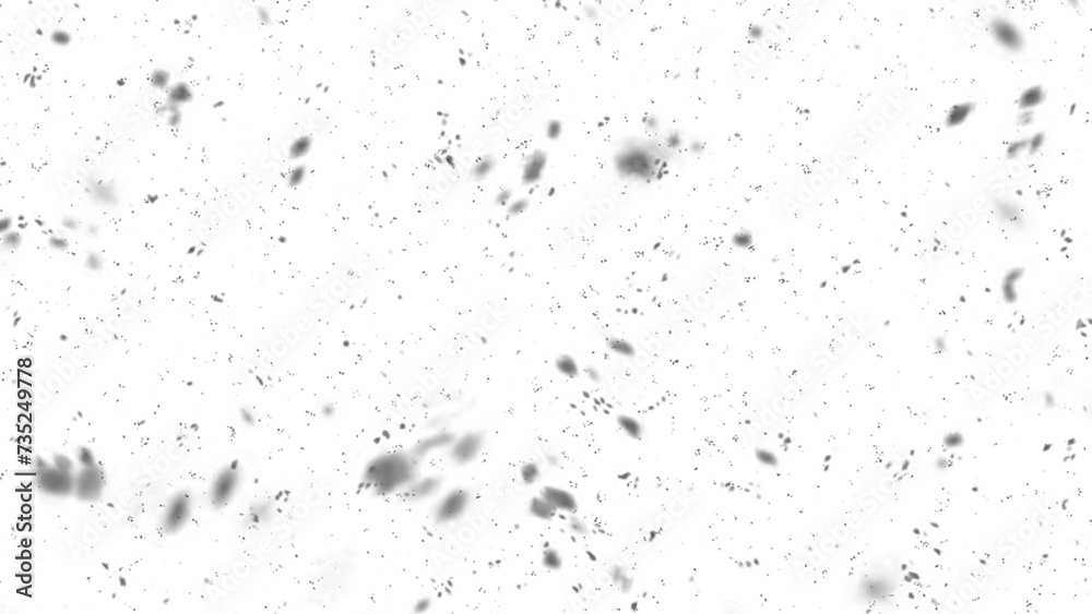 Falling snow isolated on black background. Falling snow at night. Bokeh lights on black background, flying snowflakes in the air. Winter weather. Overlay texture. Falling snow isolated on black background. Falling snow at night. Bokeh lights on black background, flying snowflakes in the air. Winter weather. Overlay texture.