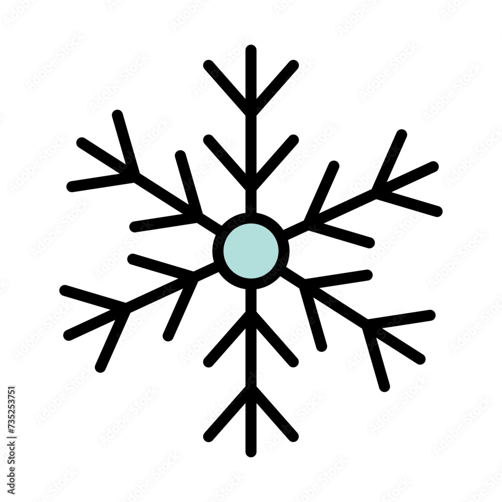 Fototapeta premium Snowflake