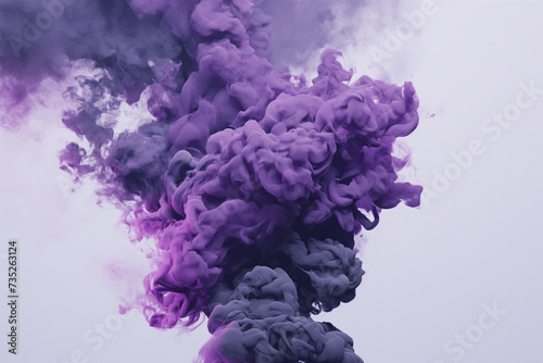 coloured smoke falling from the sky