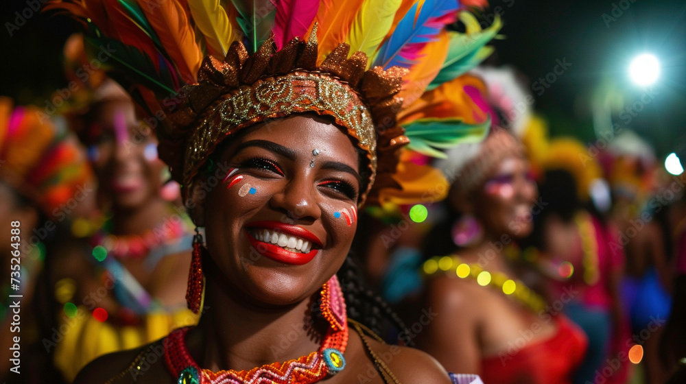Scenes from a vibrant Carnaval festival in Rio
