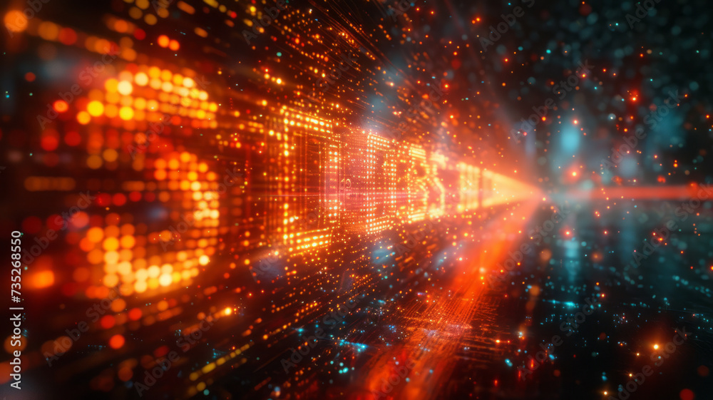 Abstract network and data speed ,generative ai Abstract network and data speed ,generative ai