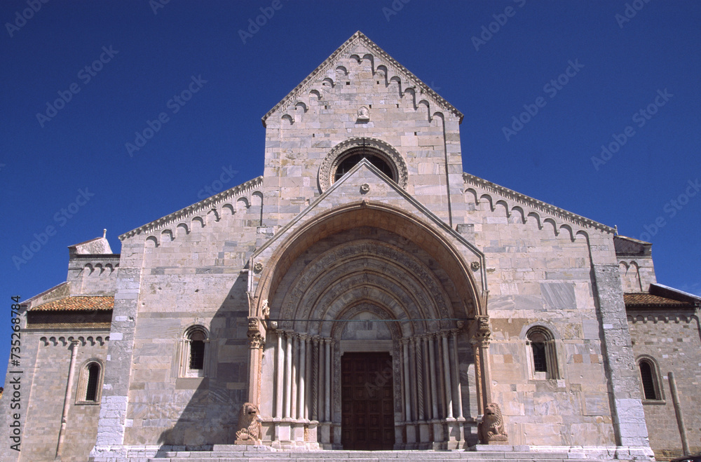 Church Duomo of San Ciriaco, Romanic Architecture, Ancona, Marche, Italy