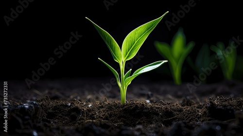 agriculture corn seedling