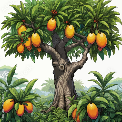 orange fruit tree