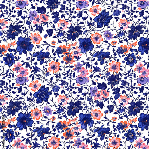 a classic pattern of floral design