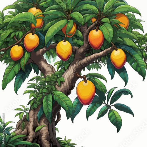 oranges on tree