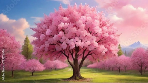 blooming tree