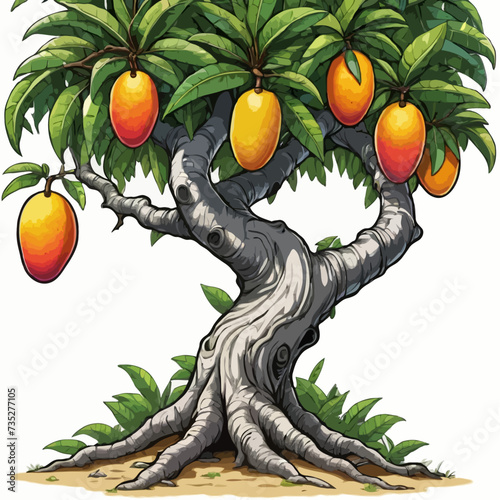 orange tree with fruits