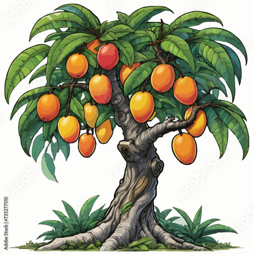 orange fruit tree