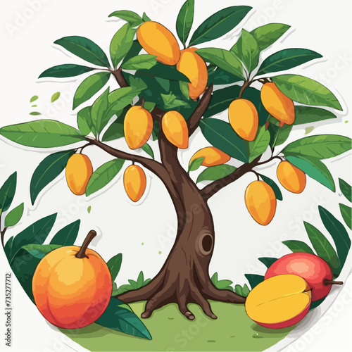 orange tree with fruits