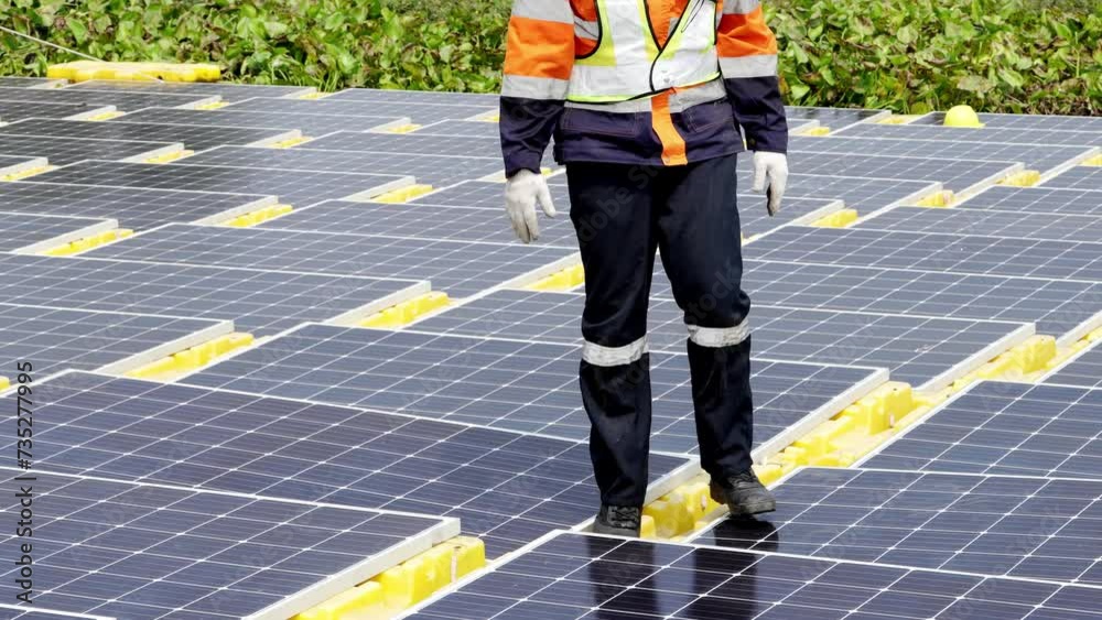 Floating solar photovoltaic panels at sustainable electrical power ...
