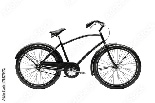 Shadow Cycle Noir Cruiser on Transparent Background  PNG