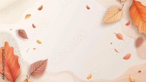 watercolor autumn background 