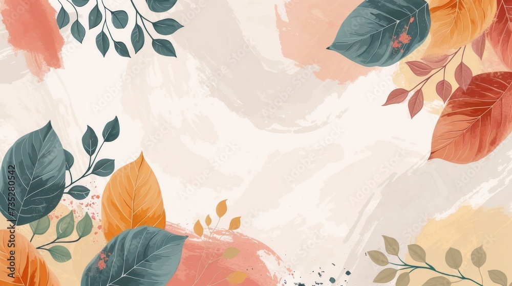 watercolor autumn background watercolor autumn background