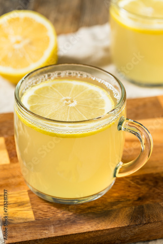 Warm Healthy Ginger Lemon Tea