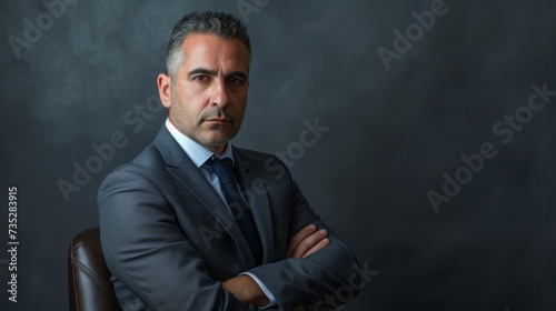 Corporate Executive - Serious Businessman Portrait