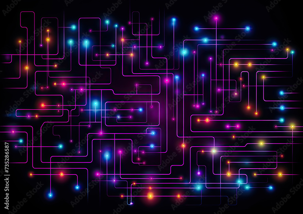 blue Circuit board background, vector illustration blue Circuit board background, vector illustration