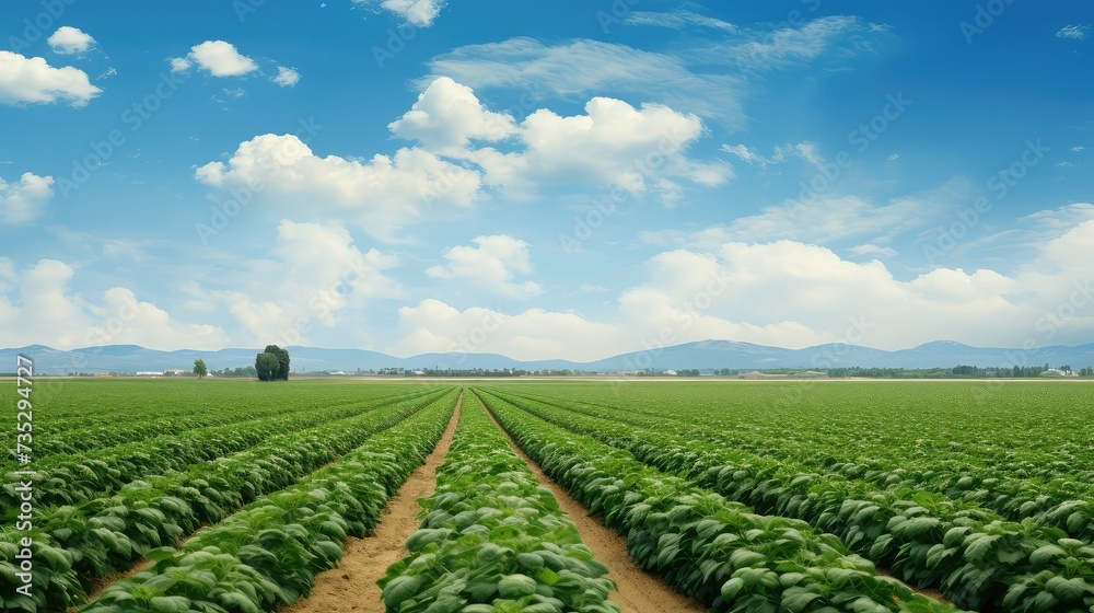 agriculture potatoe farm