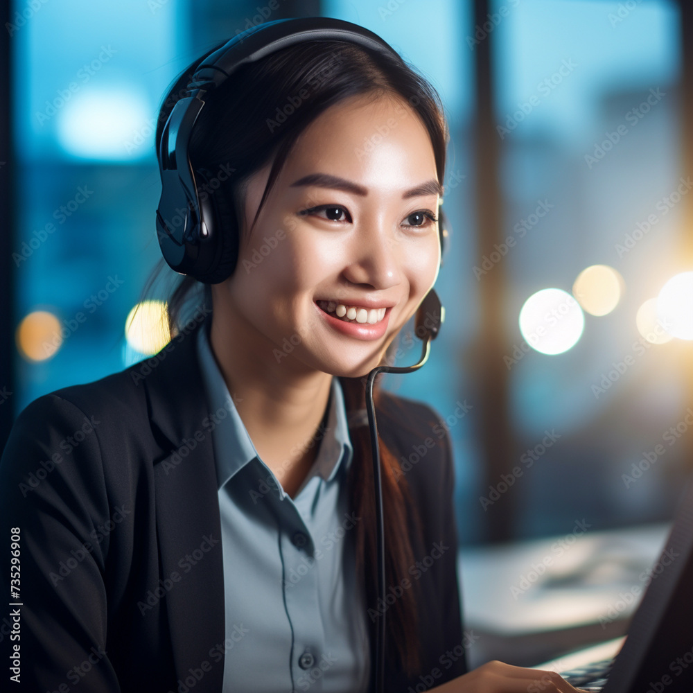 Asian customer service Asian customer service