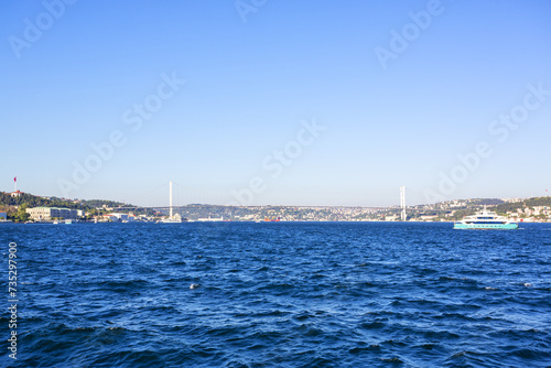 Beautiful view of Istanbul and the Golden Horn during a cruise on the Bosphorus © lapas77