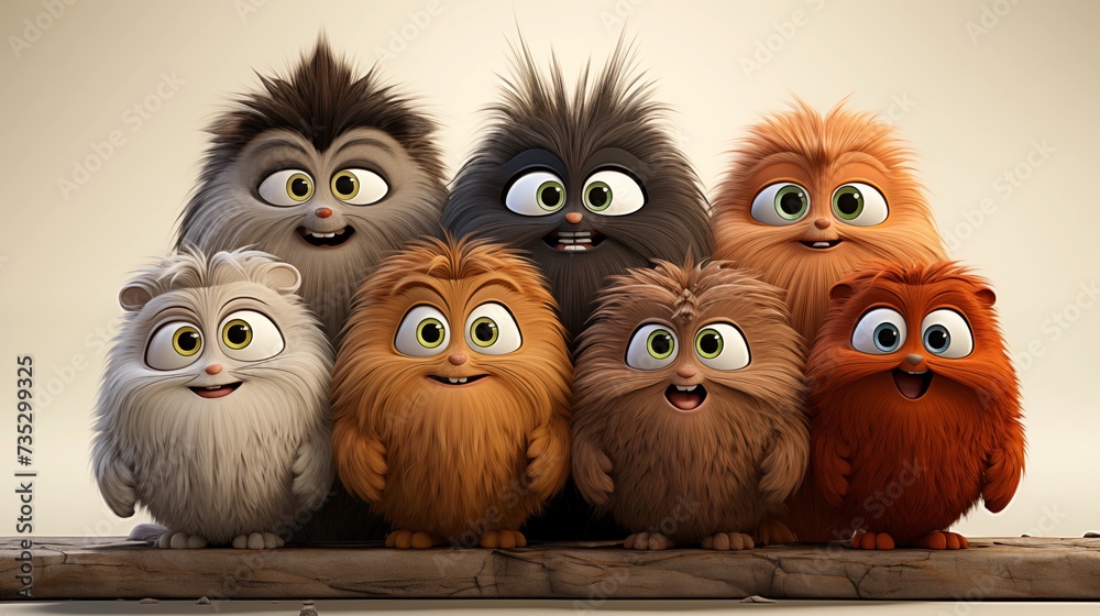 Funny wise owls family picture Funny wise owls family picture