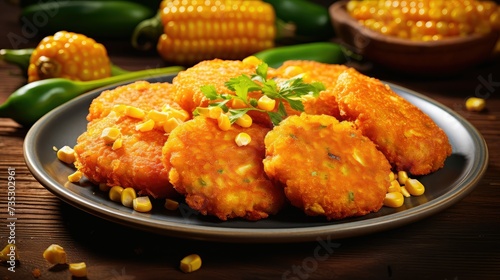 appetizer corn fritter photo