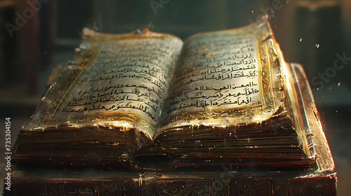 Old mystic book.