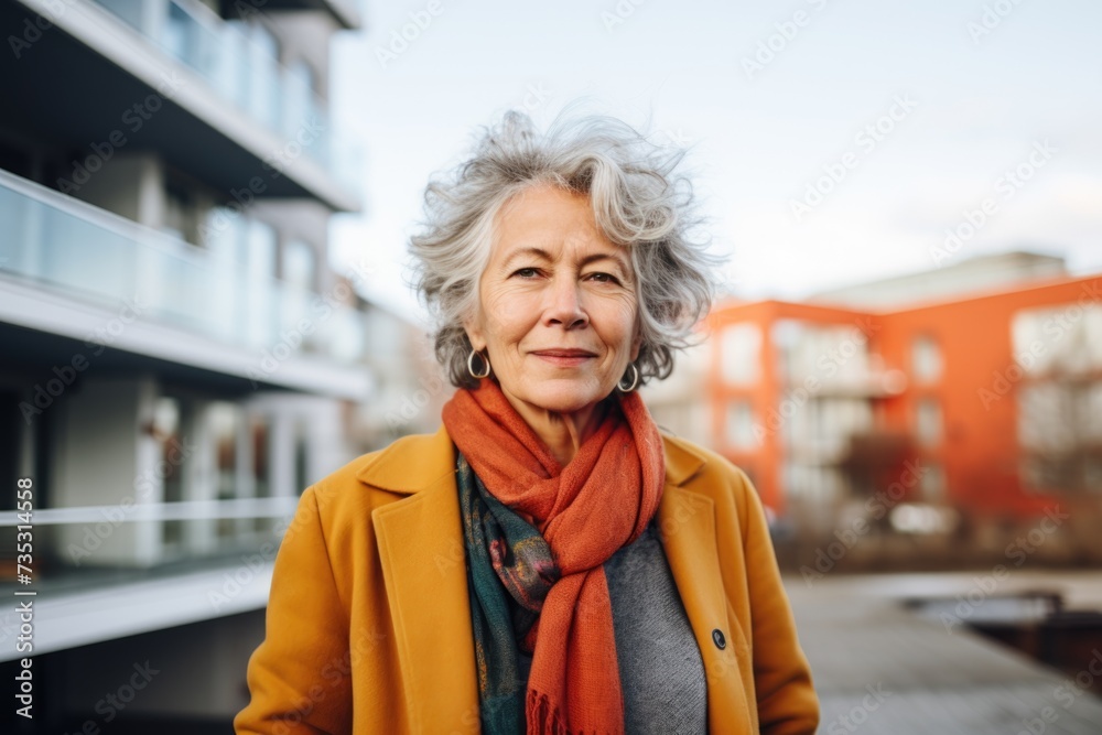 Portrait of a body positive senior woman Portrait of a body positive senior woman