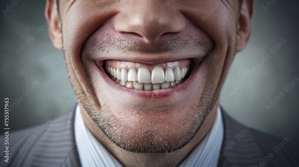 Fototapeta premium Portrait of a smiling man