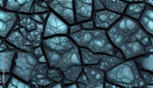 geometric pattern gloomy obsidian wall