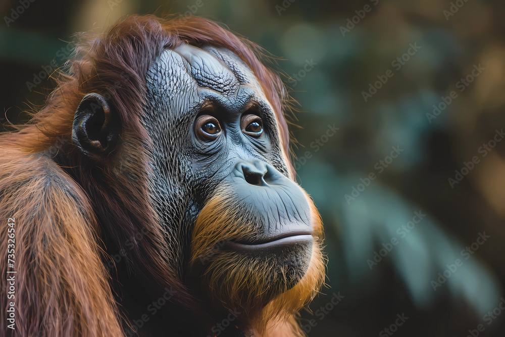 Orangutan Southeast Asia Highly intelligent primates known for