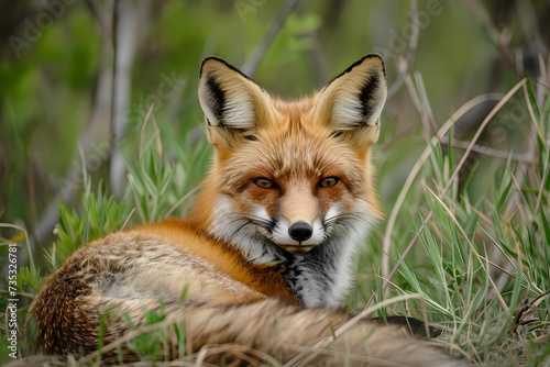 Red fox - Worldwide - A small carnivorous mammal species known for its bushy tail and intelligence © Russell