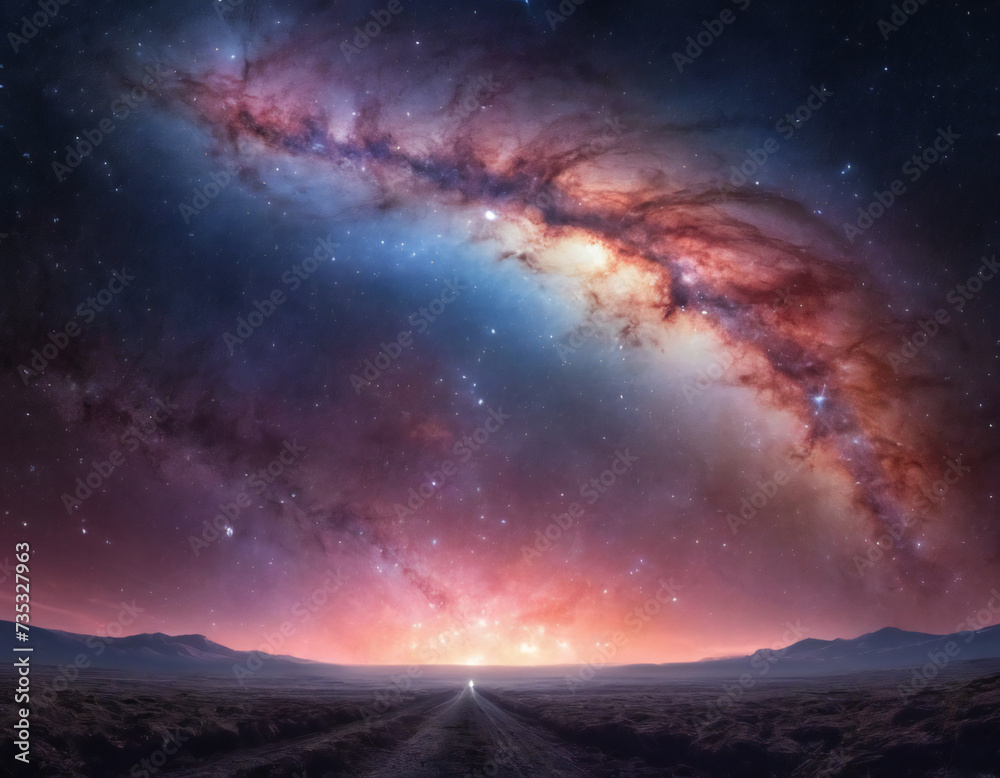 Fototapeta premium Cosmos in the sky