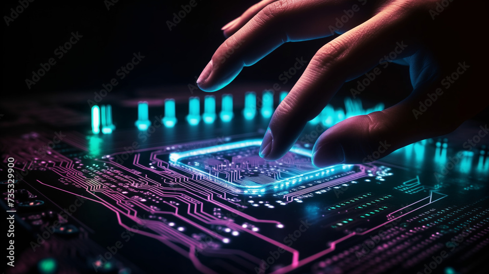 Finger Touching Processor Generative AI Finger Touching Processor Generative AI