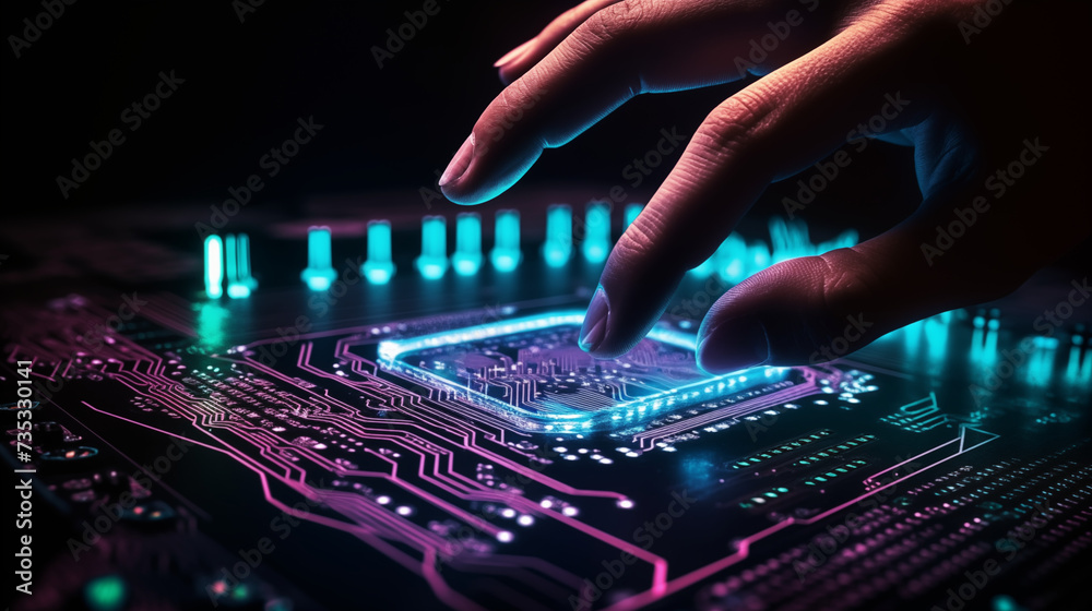 Finger Touching Processor Generative AI Finger Touching Processor Generative AI