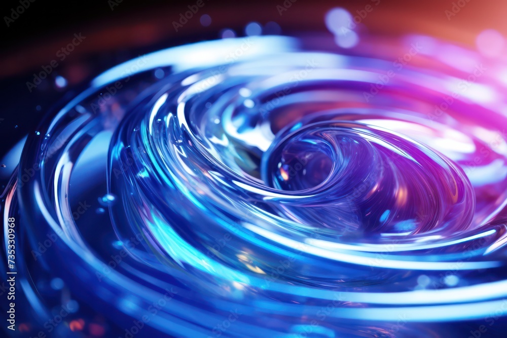 abstract background of newtonian liquid and drops in neon purple blue color abstract background of newtonian liquid and drops in neon purple blue color
