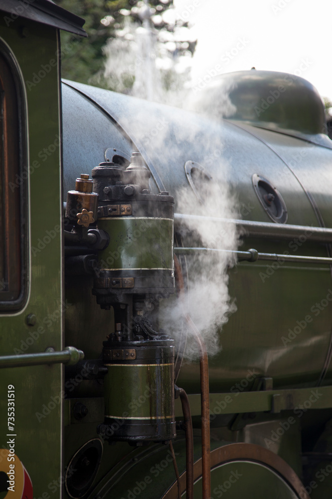 heritage steam railway detail