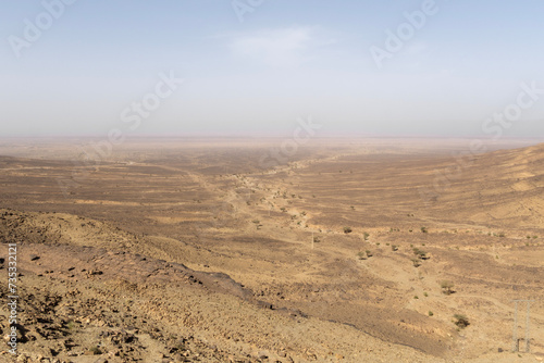 view of the desert in Morocco