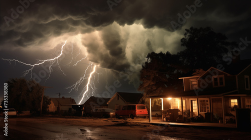 Natural Disaster: Storm, Lightning.