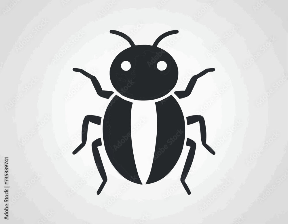 Flea solid icon, pests concept, home parasite jumping insect sign on white background, Flea silhouette icon in glyph style for mobile concept and web design. Vector graphics Flea solid icon, pests concept, home parasite jumping insect sign on white background, Flea silhouette icon in glyph style for mobile concept and web design. Vector graphics