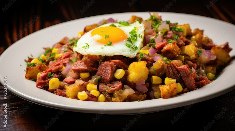 breakfast corn beef hash