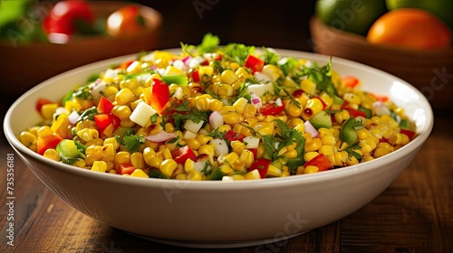 healthy summer corn salad