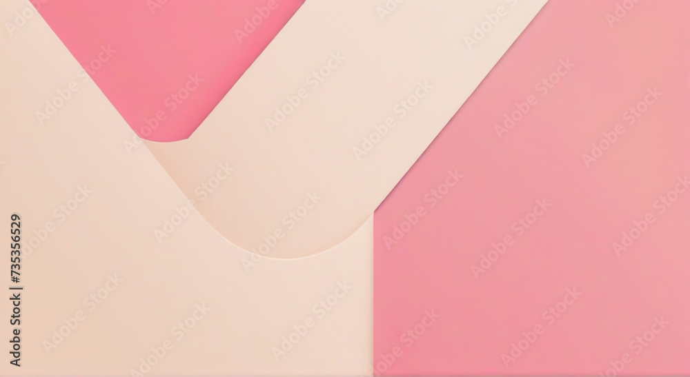 Fototapeta premium pink background with paper