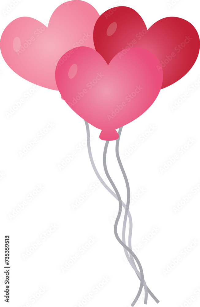 Valentines Day baloons