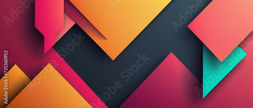  Abstract Intersection: Geometric    Abstract geometric banner. Parallel lines intersect on the blue background. Backdrop for business, finance and technology
