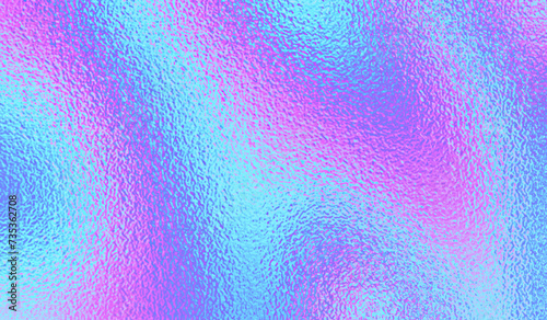Purple background. Holograph foil texture. Iridescent mirror effect. Holographic glitter backdrop. Rainbow bright gradient. Cute dreamy pattern. Pink blue paper. Sparkle patern. Vector illustration