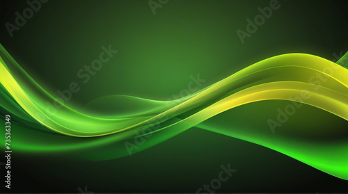 Abstract Reflections: 3D Rendered Metallic Wave Band 