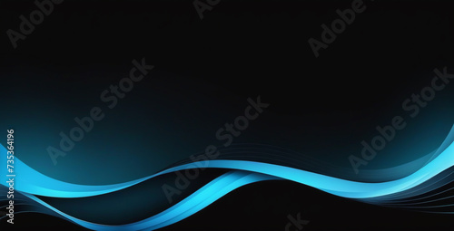 Chromatic Abstraction: 3D Rendered Abstract Metallic Wave Band 